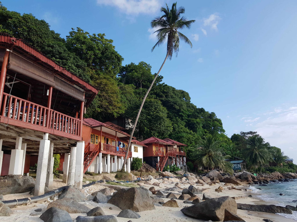 resort facing beach front at perhentian islands