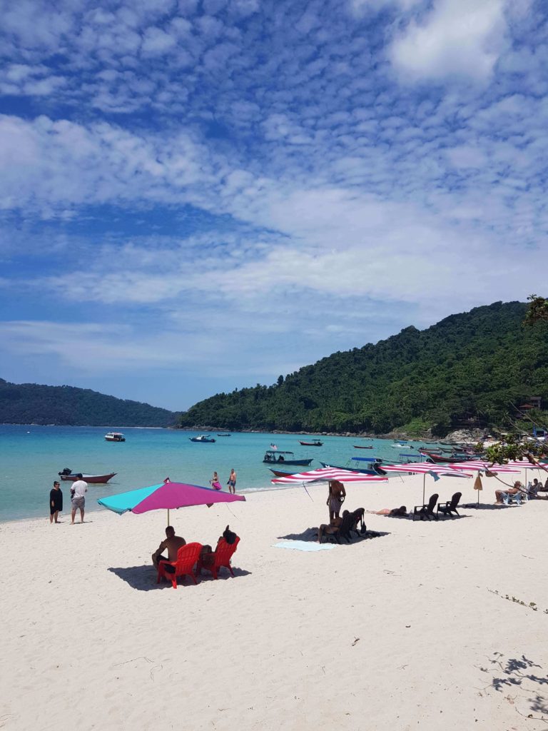 suntaning at perhentian islands